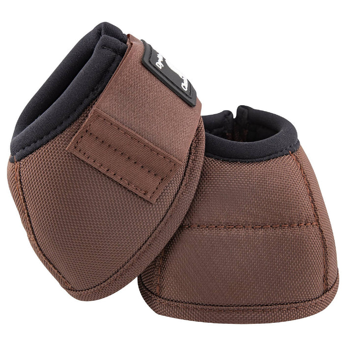 Classic Equine Dy-No Turn Bell Boots Tack - Leg Protection Classic Equine Chocolate S