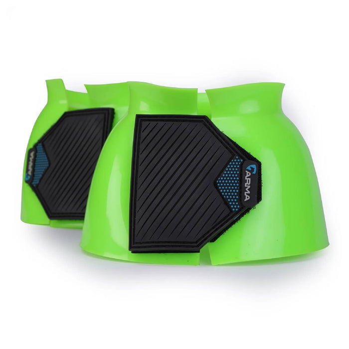 Shires ARMA Smooth Gloss Bell Boot Tack - Leg Protection Shires Green Pony