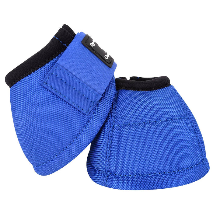 Classic Equine Dy-No Turn Bell Boots Tack - Leg Protection Classic Equine Blue S