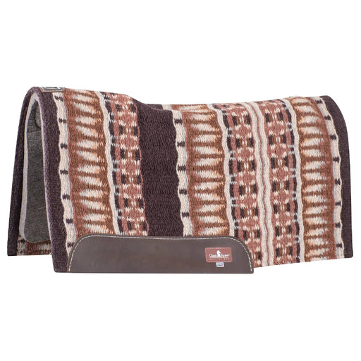 Classic Equine Contour Wool Top Felt Pad - 34"x38" Tack - Saddle Pads Classic Equine 1/2" Coffee/Cashmere