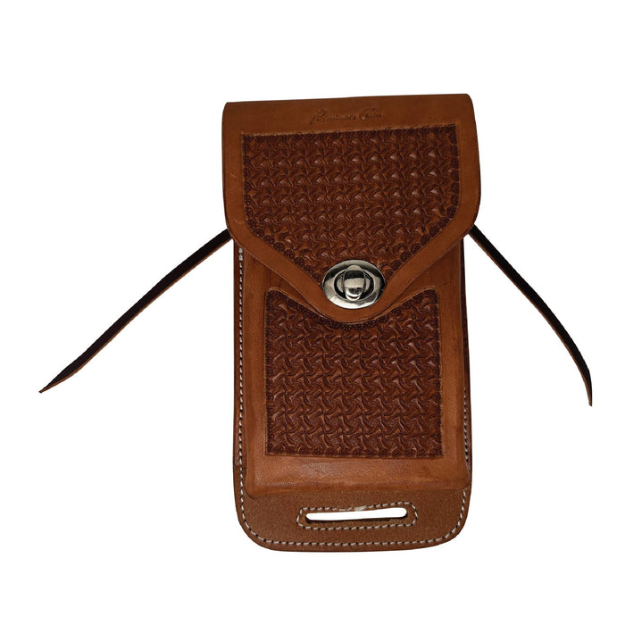 Professional's Choice Leather Cell Phone Case Tack - Saddle Accessories Professional's Choice Geometric