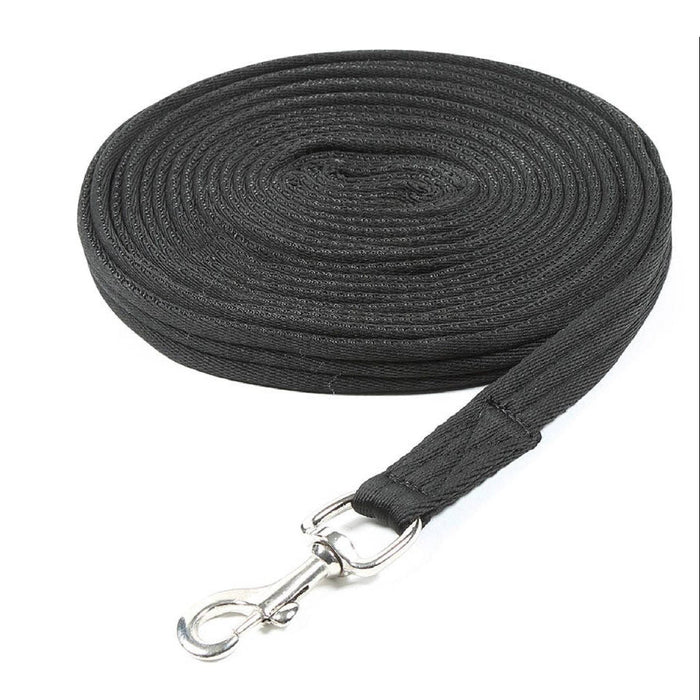 Shires ARMA 26' Cushion Web Lunge Line Tack - Halters & Leads Shires Black