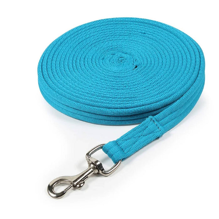 Shires ARMA 26' Cushion Web Lunge Line Tack - Halters & Leads Shires Blue