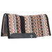 Classic Equine Contour Wool Top Felt Pad - 34"x38" Tack - Saddle Pads Classic Equine 1/2" Black/Steel Grey