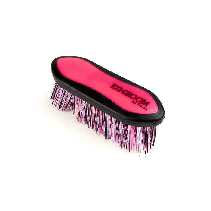 Shires EZI-Groom Grip Dandy Brush Equine - Grooming Shires Pink