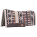 Classic Equine Contour Wool Top Felt Pad - 34"x38" Tack - Saddle Pads Classic Equine 1/2" Latte/Slate