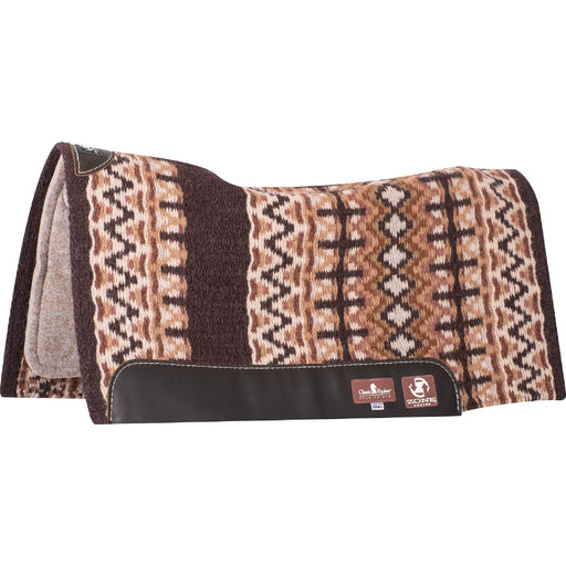Classic Equine Zone Wool Top Pad 32"x34" Tack - Saddle Pads Classic Equine Coffee/Latte