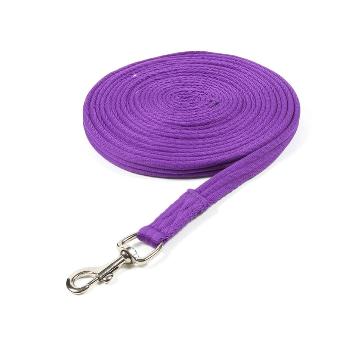 Shires ARMA 26' Cushion Web Lunge Line Tack - Halters & Leads Shires Purple