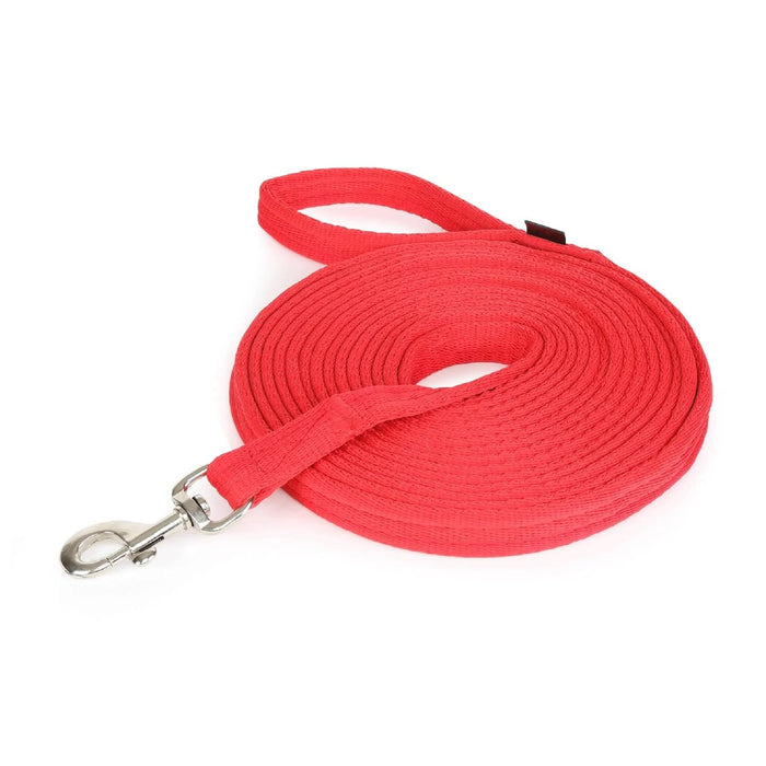 Shires ARMA 26' Cushion Web Lunge Line Tack - Halters & Leads Shires Red