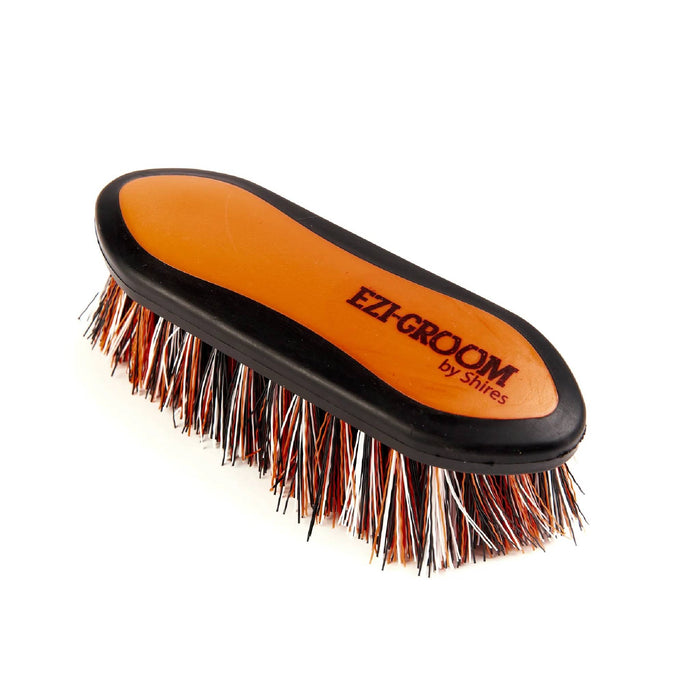 Shires EZI-Groom Grip Dandy Brush Equine - Grooming Shires Orange