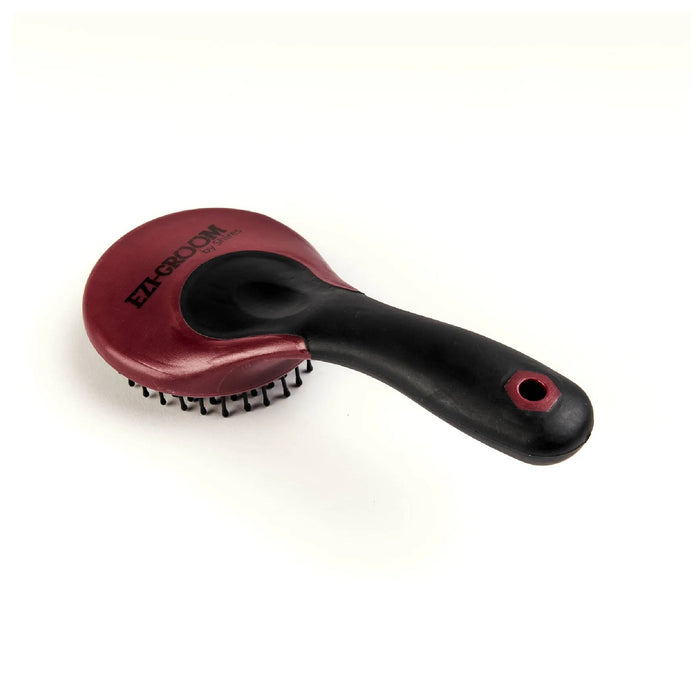 Shires EZI-Groom Grip Mane & Tail Brush Equine - Grooming Shires Burgundy