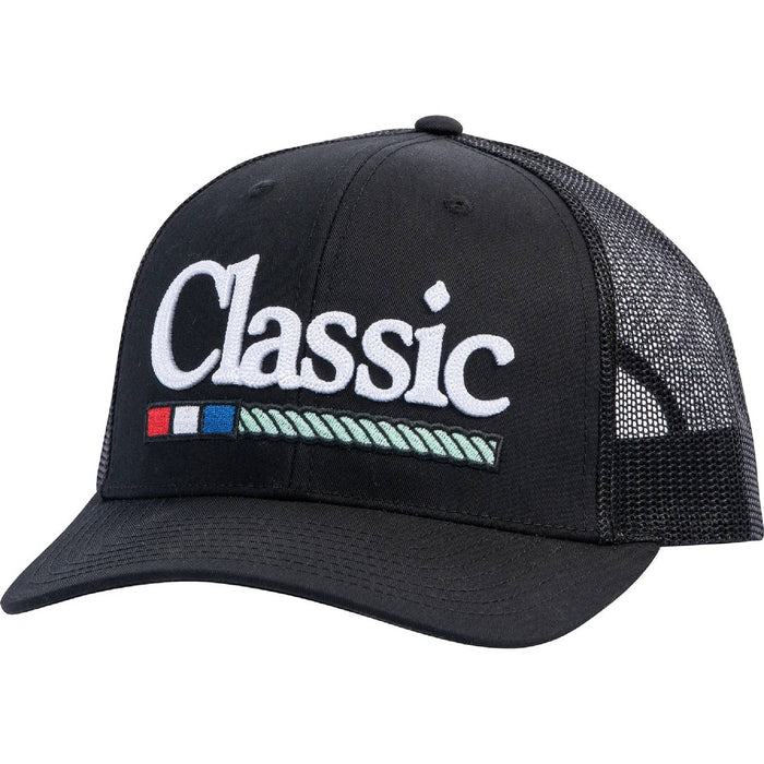 Classic Equine Original Cap HATS - BASEBALL CAPS Classic Equine Black Chain Stitch