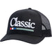Classic Equine Original Cap HATS - BASEBALL CAPS Classic Equine Black Chain Stitch