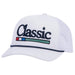 Classic Equine Original Cap HATS - BASEBALL CAPS Classic Equine White Chain Stitch