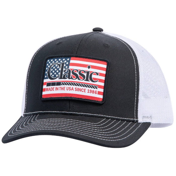 Classic Equine Original Cap HATS - BASEBALL CAPS Classic Equine Black/White