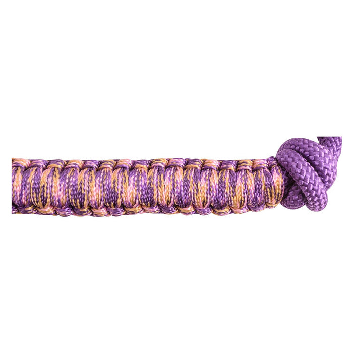 Cashel Braided Rope Nose Halter with Lead Tack - Halters & Leads Cashel Purple Camo