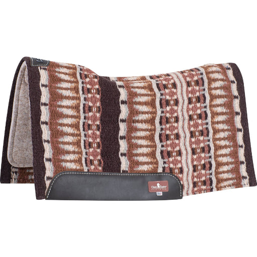 Classic Equine ESP Contour Saddle Pad - 34"x38" Tack - Saddle Pads Classic Equine 3/4" Coffee/Cashmere