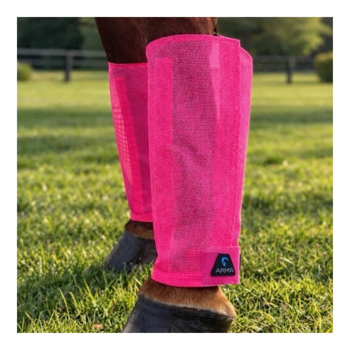 Shires Arma Mesh Fly Boots Equine - Fly & Insect Control Shires Pink S
