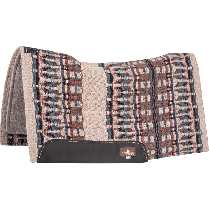 Classic Equine ESP Contour Saddle Pad - 34"x38" Tack - Saddle Pads Classic Equine 3/4" Latte/Slate