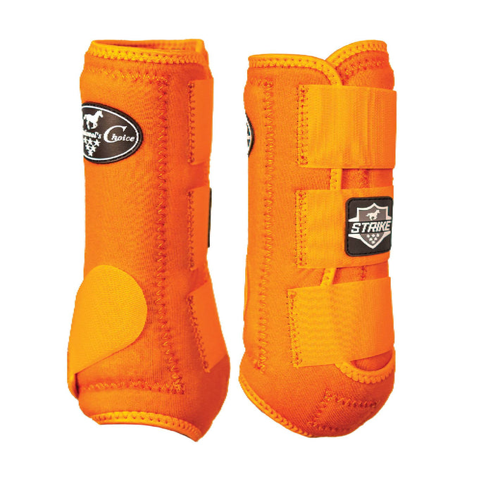 Professional's Choice Strike Sports Medicine Boot Front 2-Pack Tack - Leg Protection Professional's Choice Orange M