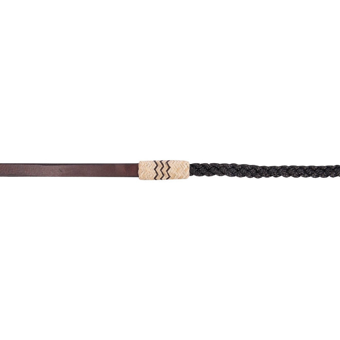 Cashel Adjustable Flat Braid Rein Tack - Reins Cashel Black