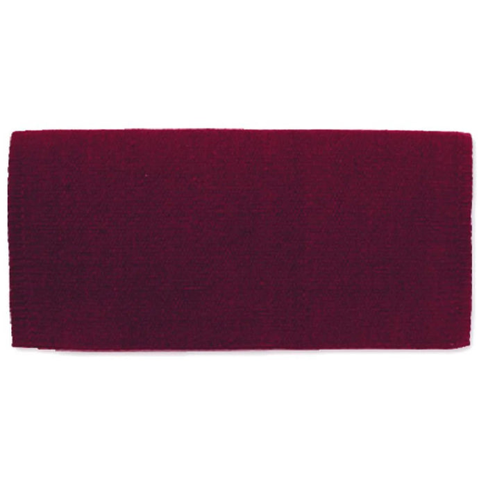 Mayatex San Juan Solid Wool Blankets Tack - Saddle Pads Mayatex Burgundy