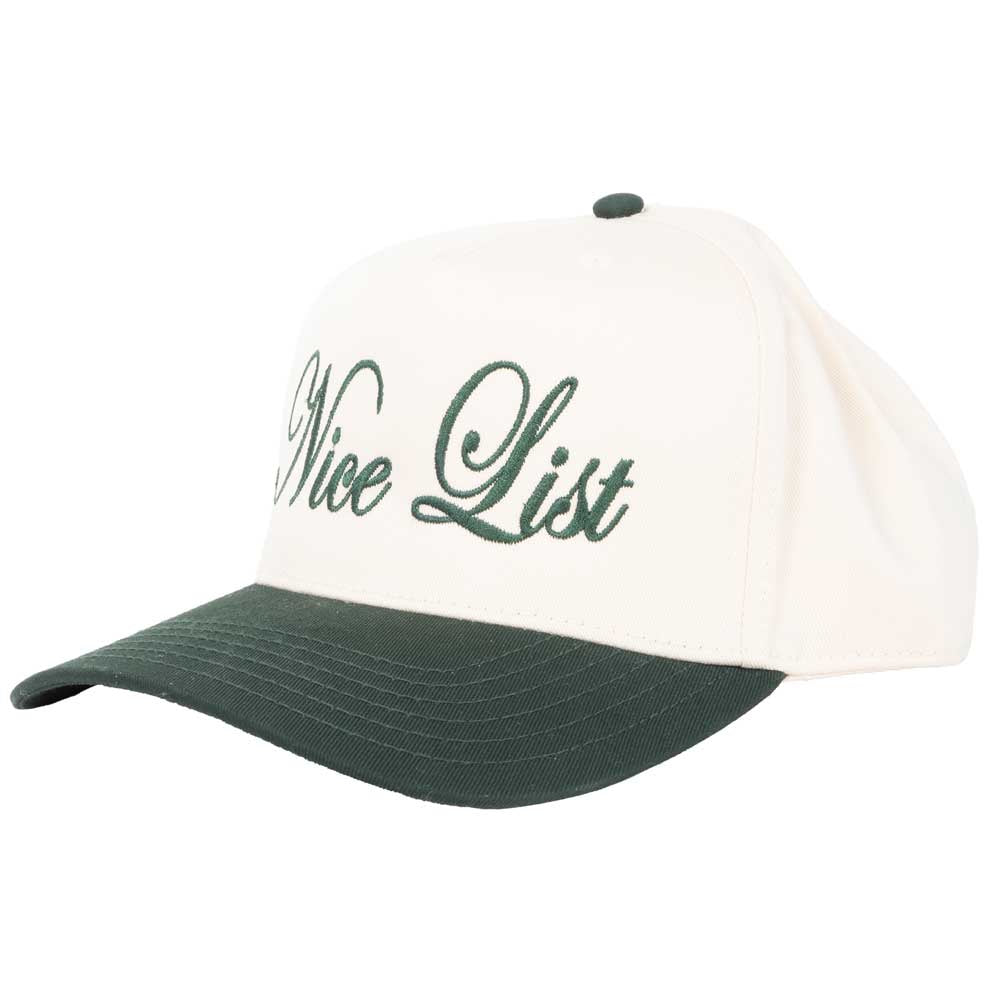 Nice List Cap - FINAL SALE HATS - BASEBALL CAPS Brandsma Promotions