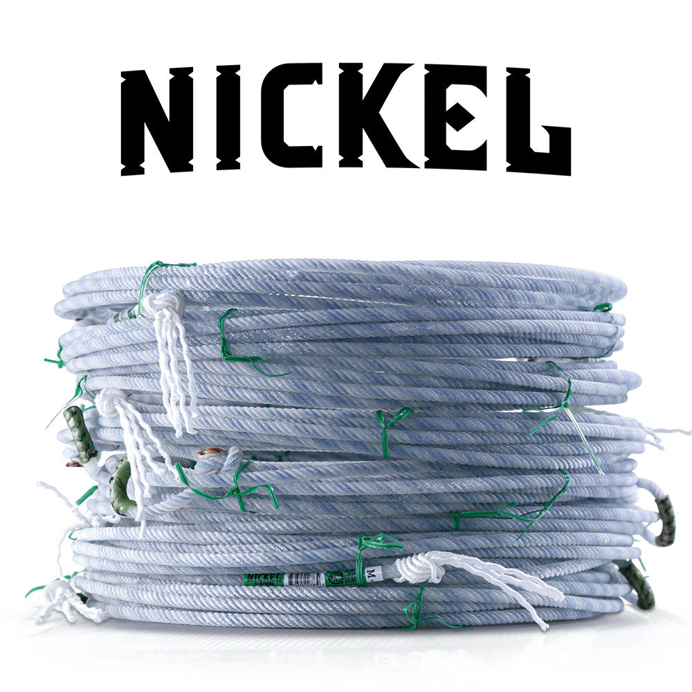 Top Hand Rope Company Nickel 5-Strand Core Heel Rope, M - NICKELHL