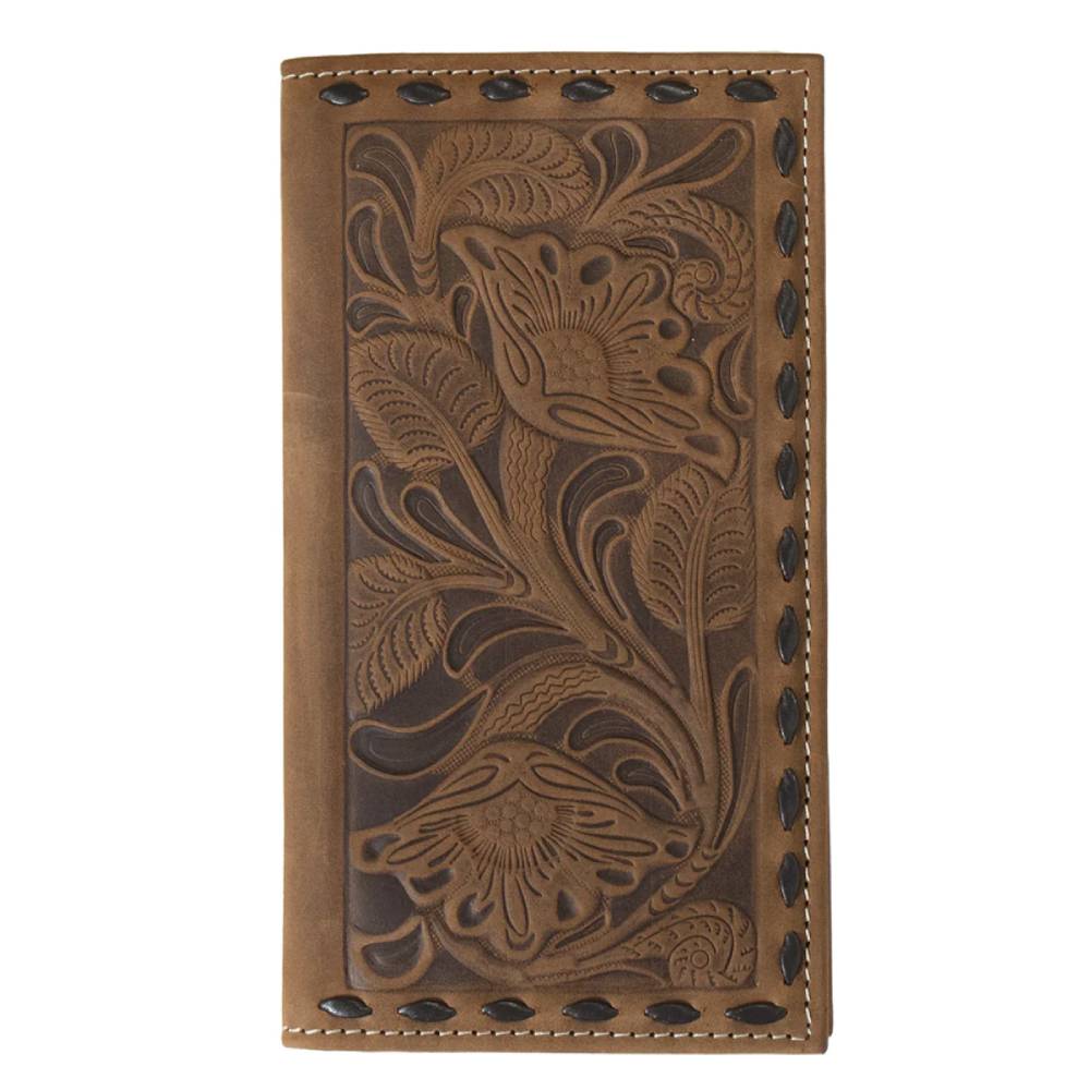 Nocona Floral Buck Lace Rodeo Wallet MEN - Accessories - Wallets & Money Clips M&F Western Products   