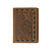 Nocona Floral Embossed Chocolate Buck Lace Trifold Wallet MEN - Accessories - Wallets & Money Clips M&F Western Products   