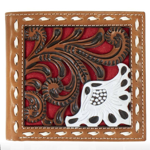 Nocona Floral Filigree Bi-Fold Wallet MEN - Accessories - Wallets & Money Clips M&F Western Products   