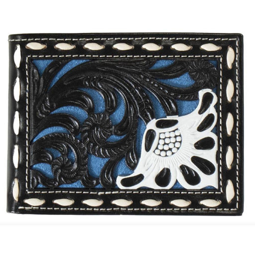 Nocona Floral Bi-Fold Wallet MEN - Accessories - Wallets & Money Clips M&F Western Products   