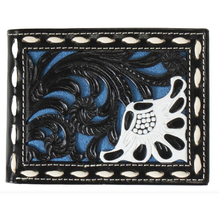 Nocona Floral Bi-Fold Wallet MEN - Accessories - Wallets & Money Clips M&F Western Products   