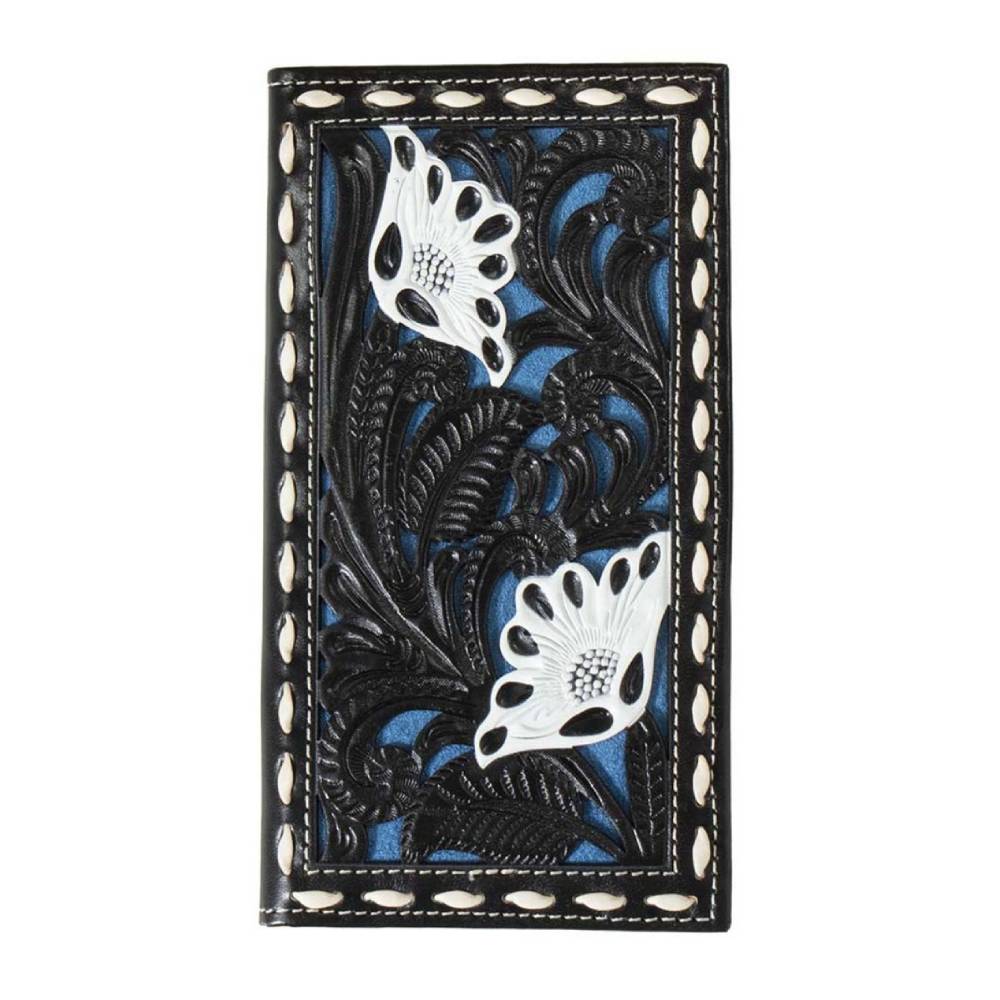 Nocona Floral Filigree Rodeo Wallet - Teskeys
