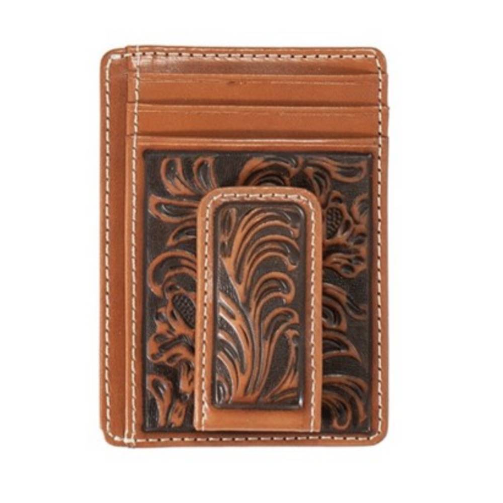 Nocona Floral Money Clip Wallet MEN - Accessories - Wallets & Money Clips M&F Western Products   