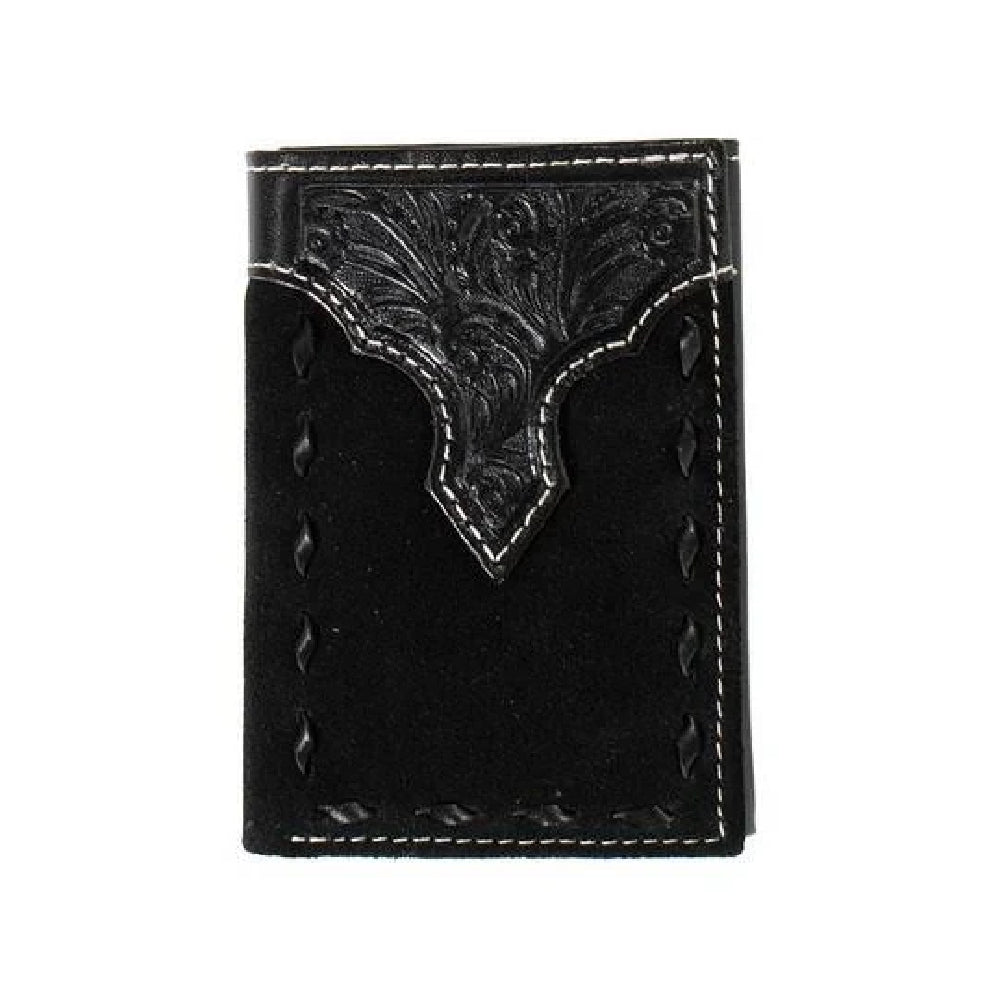 Nocona Rodeo Roughout Tri-Fold Wallet MEN - Accessories - Wallets & Money Clips M&F Western Products   