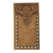 Nocona Roughout Floral Buck Lace Rodeo Wallet MEN - Accessories - Wallets & Money Clips M&F Western Products   