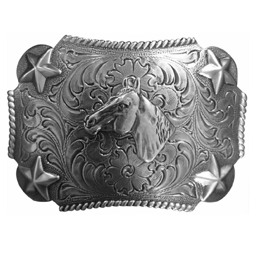 Nocona Youth Horse Star Belt Buckle KIDS - Accessories - Belts M&F Western Products   