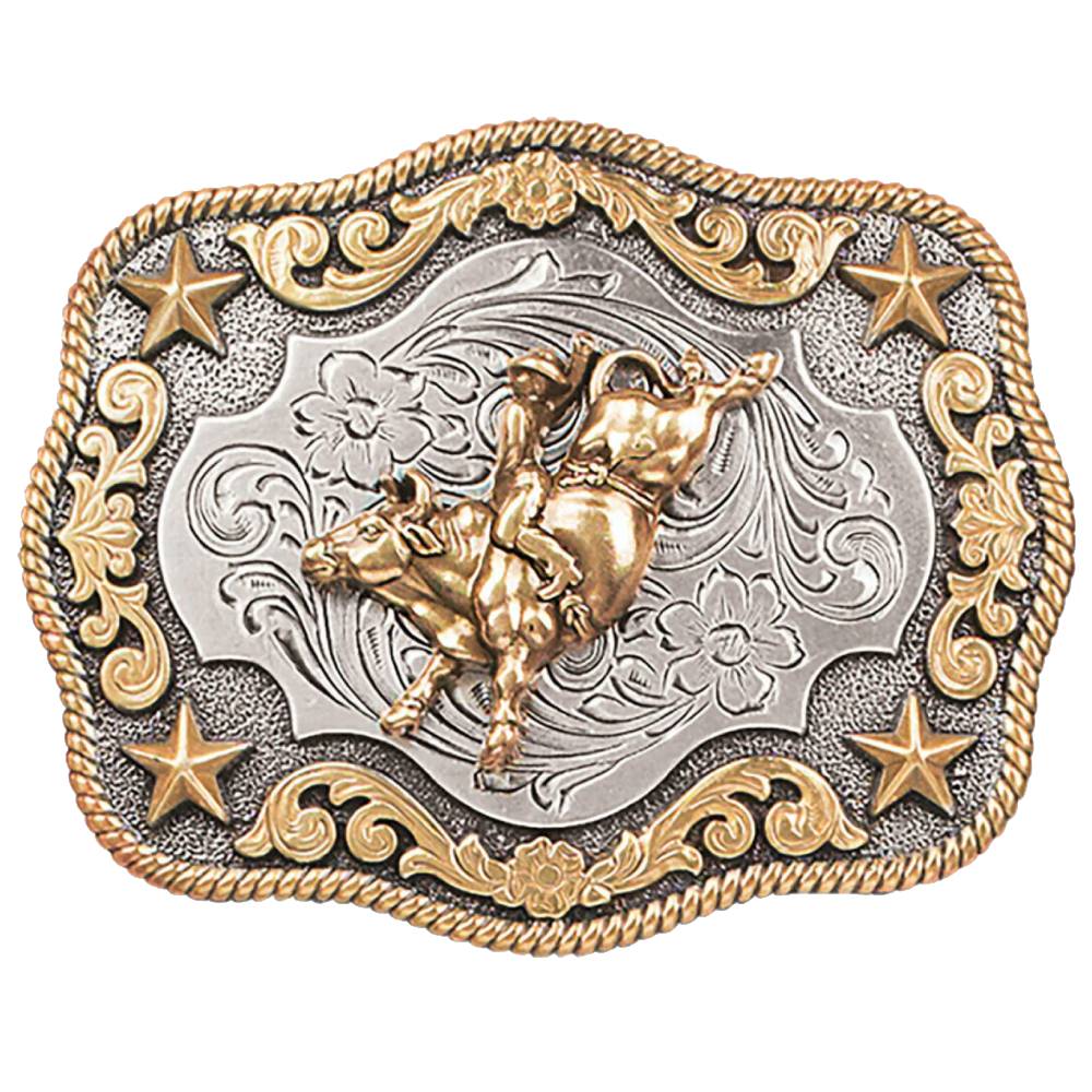 Nocona Youth Bullrider Belt Buckle Teskeys