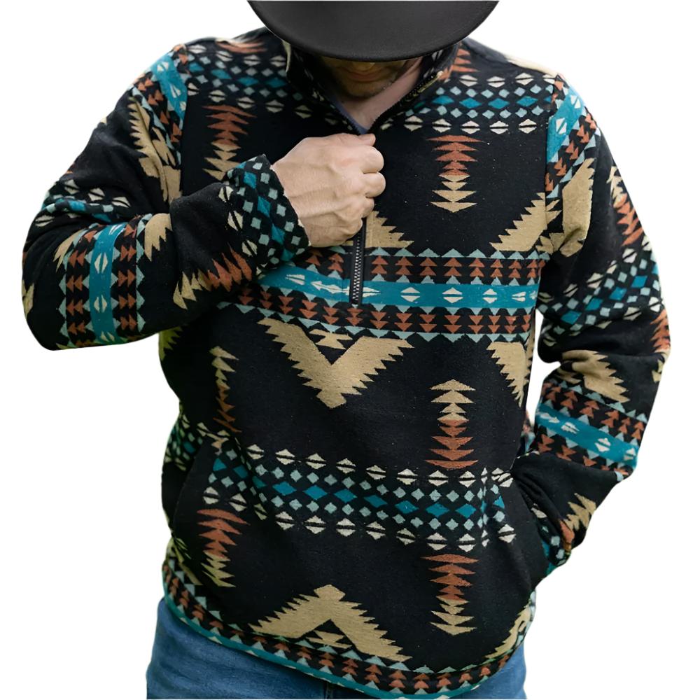 Outback Trading Men's 1/4 Zip Charley Henley Pullover MEN - Clothing - Pullovers & Hoodies Outback Trading Co   