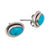 Oval Turquoise Stud Earrings WOMEN - Accessories - Jewelry - Earrings Sunwest Silver   