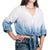 Ombre Tie Front Top WOMEN - Clothing - Tops - Long Sleeved Milio Milano   