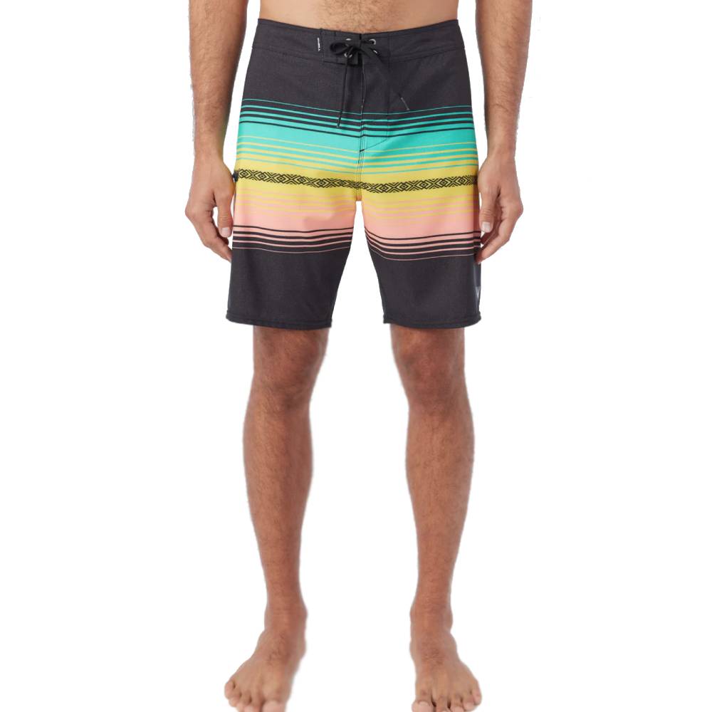 O'Neill Men's Hyperfreak Heat Stripe Boardshorts - 19" MEN - Clothing - Surf & Swimwear O'Neill   
