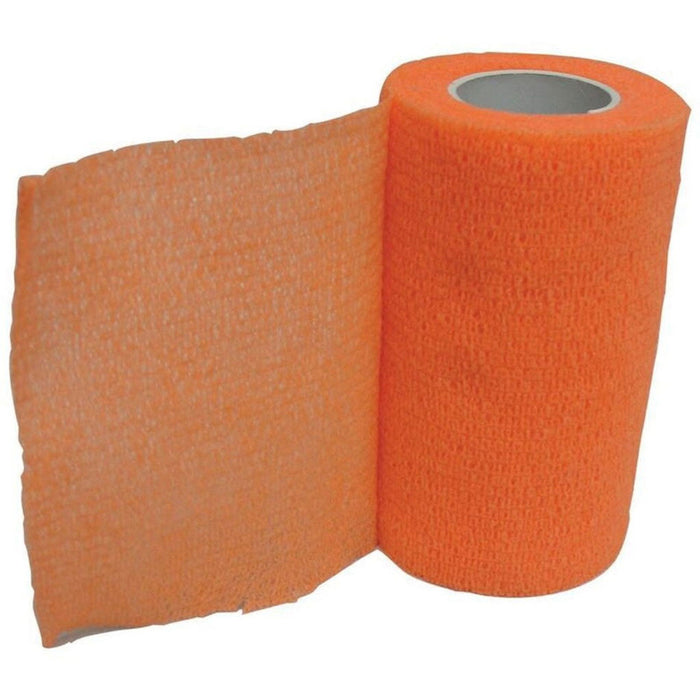 ASI Wrap-It-Up Cohesive Flexible Bandage – 4" x 5yd First Aid & Medical - Bandages ASI Neon Orange