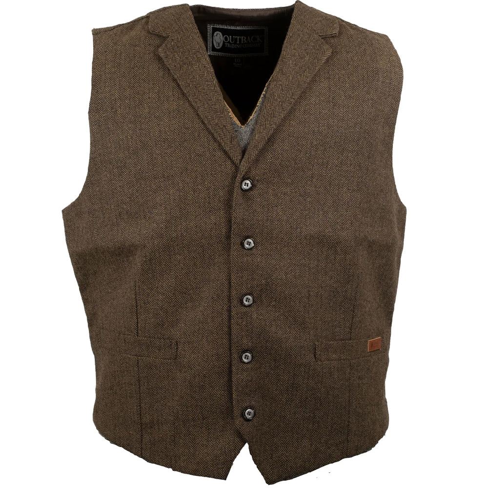 Outback Trading Men's Jessie Vest MEN - Clothing - Outerwear - Vests Outback Trading Co   