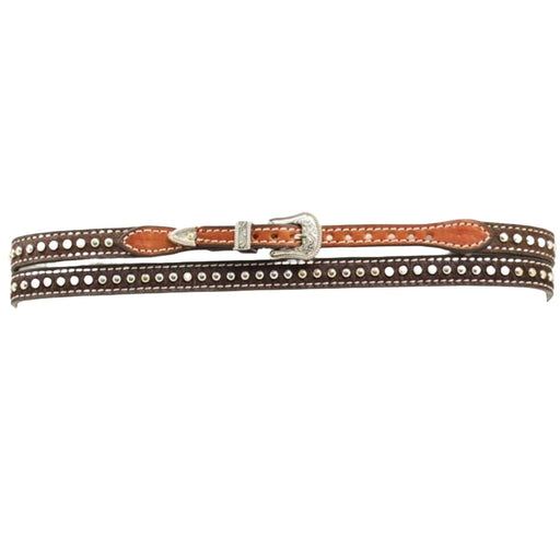 Oval Conch & Bead Hatband Brown HATS - HAT RESTORATION & ACCESSORIES M&F Western Products   