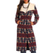 * Powder River Women's Aztec Jacquard Long Wool Coat - FINAL SALE WOMEN - Clothing - Outerwear - Jackets Panhandle