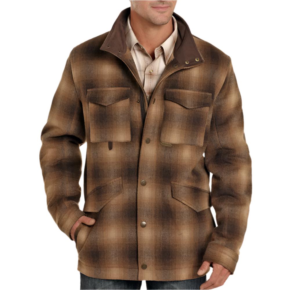 Powder River Men's Plaid Heavy Brushed Wool Jacket MEN - Clothing - Outerwear - Jackets Panhandle   