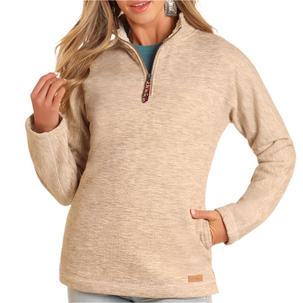 Powder River Women's Cord Knit Berber Lined Pullover WOMEN - Clothing - Pullovers & Hoodies Panhandle   