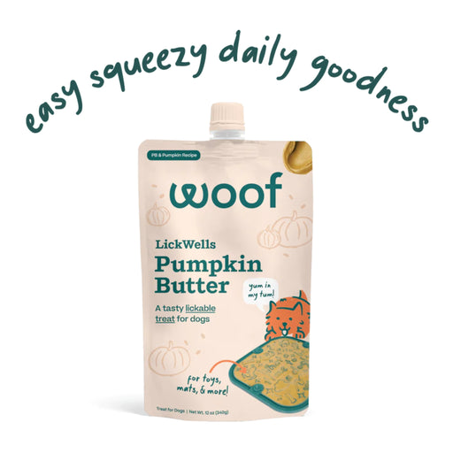 Woof Lickwell Pumpkin Butter Pets - Toys & Treats Woof